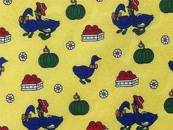 Duck TIE Pumpkin & Flower Animal Novelty Theme Repeat Silk Necktie 3