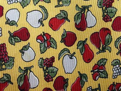 Apples & Berries Fruits TIE Small Repeat Novelty Silk Men Necktie 18