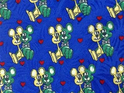 Mouse Lover TIE Animal Novelty Theme Repeat Silk Necktie 2