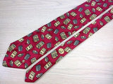 Novelty TIE Chest Treasure by DUNHILL Made in Italy Silk Necktie 5