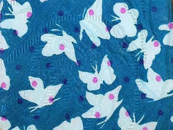 Butterfly TIE on Blue Italy Animal Novelty Theme Repeat Silk Necktie 2