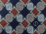 Dunhill TIE Square & Diamond Checker Repeat Silk Necktie 19