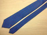 Geometric TIE Diamond Jewel Blue Silk Men Necktie 23