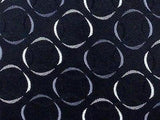 Geometric TIE Circle Dot on Black COVERI Silk Necktie 6