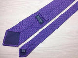 Geometric TIE Bellavista Purple Square Italy Silk Men Necktie 23