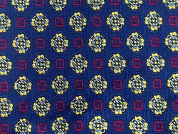 Andrew's TIE Classic Dot on Blue Repeat Repeat Silk Necktie 20