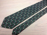 Animal Tie SETA Royal Leopard on Pine Green Silk Men Necktie 48