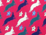 Animal Print TIE  Bunny & Floral on Pink   Silk Men Necktie 25