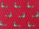Lancel Paris TIE Paon Bird Animal Novelty Theme Repeat Silk Necktie 3