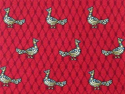 Lancel Paris TIE Paon Bird Animal Novelty Theme Repeat Silk Necktie 3