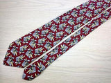 Novelty TIE Alviero Martini Plane Aircraft Red Made in ITALY Necktie 7