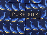 Animal Print TIE  Dolphin  Silk Necktie 9
