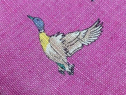 LIN TIE - Pink with Ducks - Hunter Pattern 33