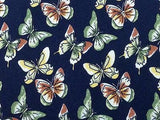 Animal Print TIE  Butterfly on BLACK  Silk Men Necktie 21