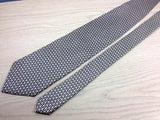 Designer Tie Luigi Bottinelli Rings On Light Grey Silk Men Necktie 43