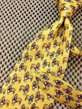 Guilty Dogs Animal Repeat Novelty Silk Men Necktie 17