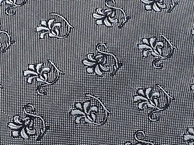 KIABI Silk Tie - Black, Silver & Gray Pattern - Exquisitie  35