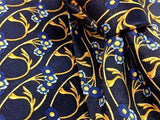 Brooksfield Floral TIE Woven Repeat Silk Men Necktie 18