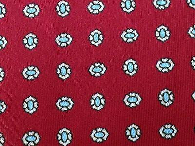 Geometric TIE JIM THOMPSON Snowflake Polka Dot RED Silk Men Necktie 22