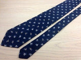 Novelty Tie Ferre Fruit & Leaves on Denim Blue Silk Men Necktie 47