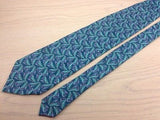 Novelty Tie Luigi Panza Police Caps on Sapphire Silk Men Necktie 48