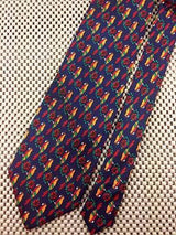 Parrot TIE Exotic Bird Theme Repeat Animal Novelty Silk Men Necktie 17