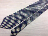 Novelty Tie Aigner Multi Color Flowers On Black Silk Men Necktie 31