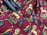 Lions Crown Crest Sigil TIE Repeat Animal Novelty Silk Men Necktie 18