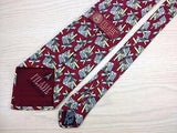 Novelty TIE Alviero Martini Plane Aircraft Red Made in ITALY Necktie 7