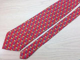 Animal Print TIE  BIRD SWAN DUCK RED  Silk Men Necktie 26