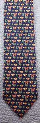 INSECT BUTTERFLIES BEETLES FIREFLY NOVELTY REPEAT Theme SILK MEN NECK TIE 14