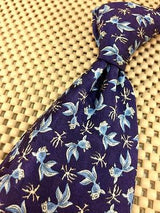 CATFISH on Navy Blue TIE Repeat Animal Novelty Silk Men Necktie 11