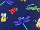ALYNN NECKWARE Silk Tie - "Nature's Colorful Insects" Design 37