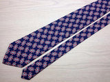 Geometric TIE Alfred DUNHILL Made in ITALY Silk Men Necktie 9
