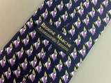 Novelty Tie Cool Happy Penguin Repeat Silk Necktie 19